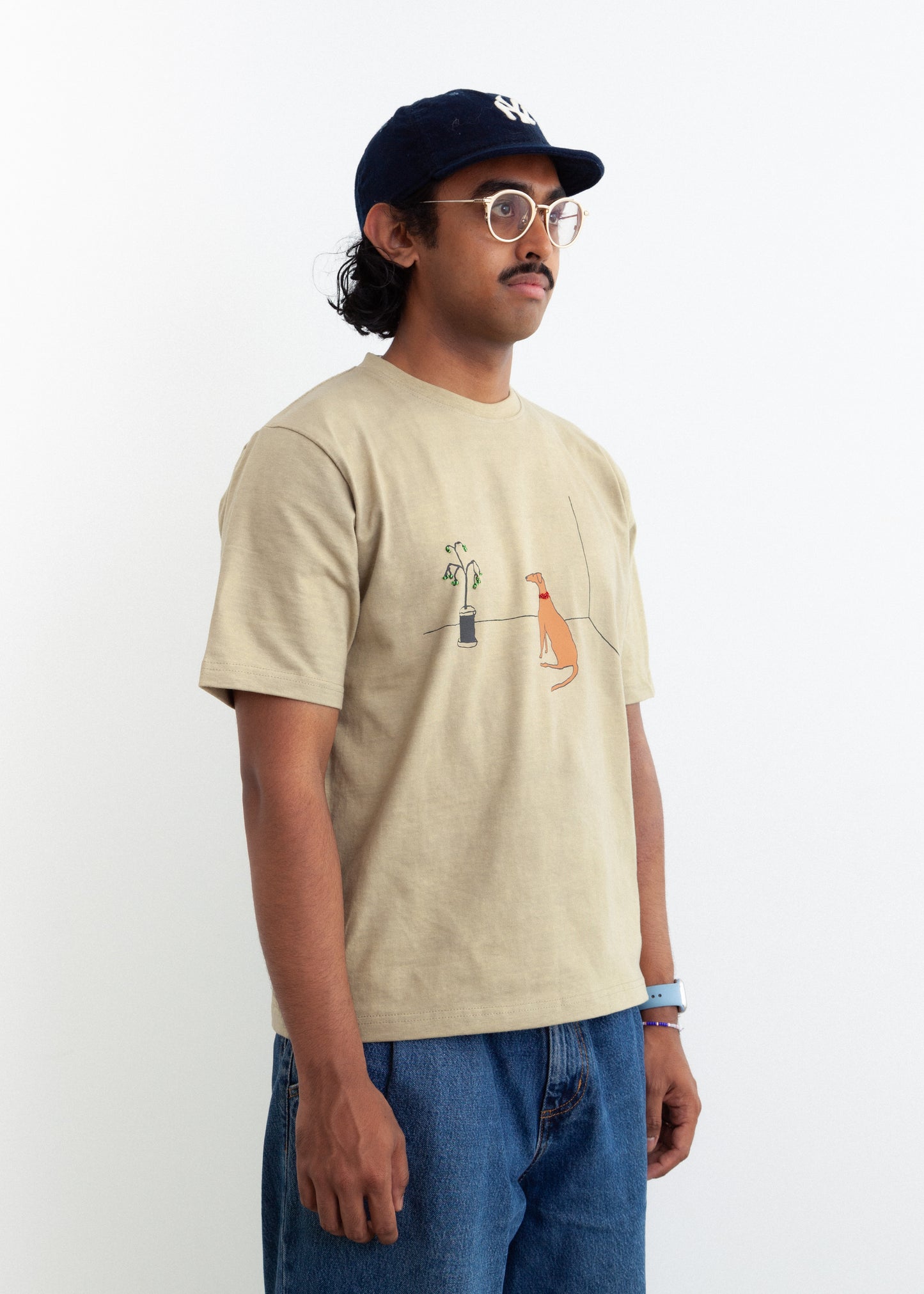 The Dog and Plant Tee
